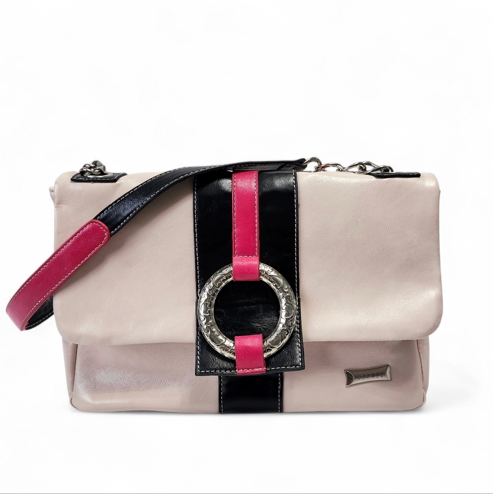 JOANEL Shoulder Bag Colorblock Blush Purse - Picture 5 of 13